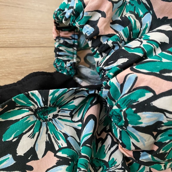 ZARA PRINTED POPLIN MIDI DRESS XL - Picture 5 of 15